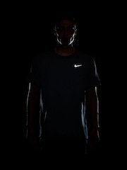 Nike Work Blue Dri-FIT Miler Running T-Shirt - Image 6 of 6