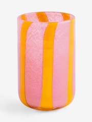 Set of 2 Pink Yellow Tumbler Glasses - Image 1 of 1