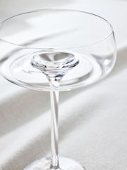 Set of 2 Tapered Champagne Saucers - Afbeelding 2 van 4