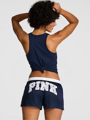 Victoria's Secret PINK Noir Navy Logo Pyjama Bottoms - Image 2 of 2