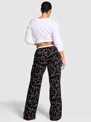 Victoria's Secret PINK Black Christmas Lights Print Pyjama Bottoms - Image 2 of 2