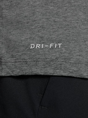 Nike Black Grey Dri-FIT Training T-Shirt - Image 12 of 12
