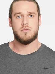 Nike Black Grey Dri-FIT Training T-Shirt - Image 3 of 12