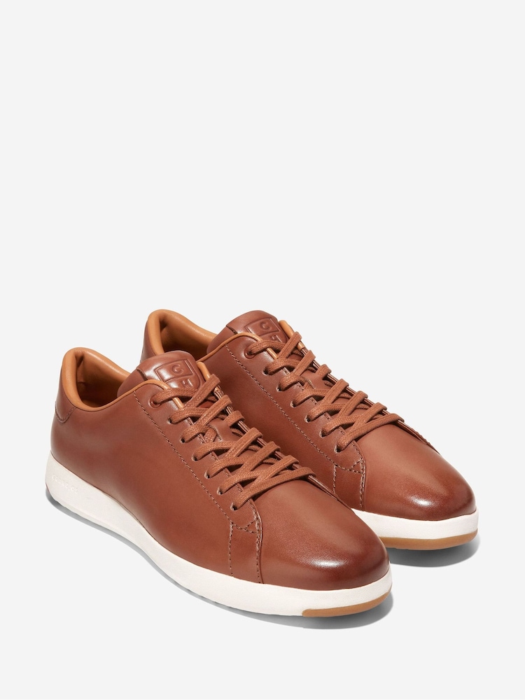 Cole Haan Mens GrandPro Tennis Brown Shoes - Image 2 of 6 Cole Haan Mens GrandPro Tennis Brown Shoes - Image 2 of 6