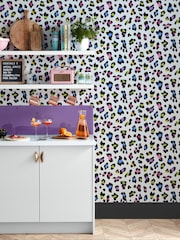 Graham & Brown Tutti Fruiti Envy Big Cat 10M Wallpaper - Image 1 of 3