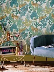 Graham & Brown Day Envy Cheetin 10M Wallpaper - Image 1 of 3