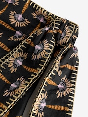 Never Fully Dressed Black Palm Tie Sarong - Image 7 of 7