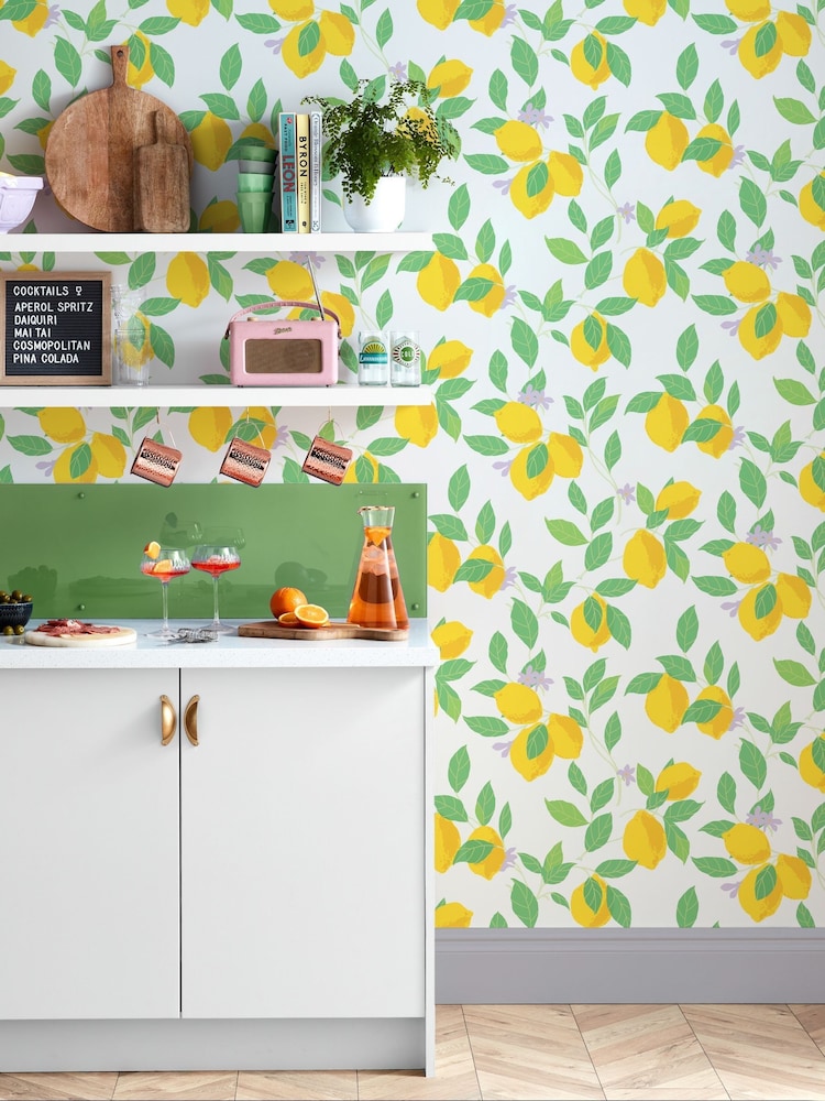 Graham & Brown Fresh Envy Feeling Fruity 10M Wallpaper - Image 1 of 3