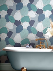 Graham & Brown The Blues Envy Mood 10M Wallpaper - Image 1 of 3