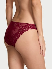 Victoria's Secret Sangria Red Bikini Lace Knickers - Image 2 of 2