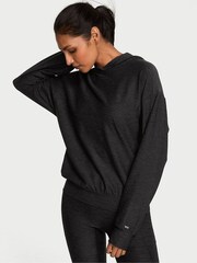 Victoria's Secret Black VSX LUXMarl™ Hoodie - Image 1 of 3