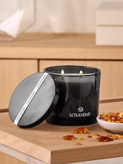 Sosandar Amber Tonka 2 Wick Fragranced Candle - Image 1 of 5