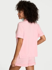 Victoria's Secret Pretty Blossom Pink Modal Bow Short Pyjamas Set - Image 2 of 2