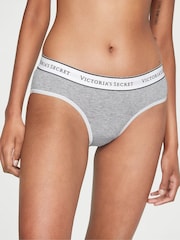 Victoria's Secret Black/Grey/White Hipster Knickers 5 Pack - Image 3 of 4