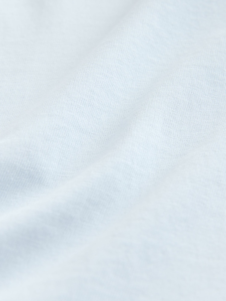 Ice Blue Regular Fit Essential V-Neck T-Shirt - Image 8 of 8 Ice Blue Regular Fit Essential V-Neck T-Shirt - Image 8 of 8