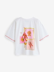 Never Fully Dressed Pink Chilli Tile T-Shirt Short Pyjamas Set - Image 3 of 9