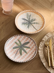 Set of 2 Palm Tree Side Plates - صورة 1 من 1