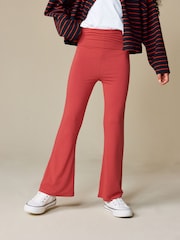 Vermelho ferrugem - Leggings Flare Dobráveis (3-16anos) - Imagem 1 de 8