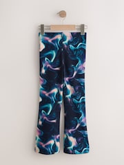 أسود شكل دوامات - بنطلون ضيق من أعلى وواسع من أسفل (3-16 سنة) - صورة 6 من 8