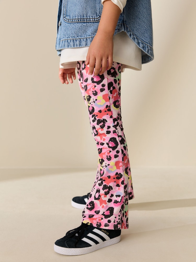 Roz cu model - Flare Colanți (3-16ani) - Imaginea 1 din 3