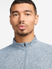 Nike Armory Blue Dri-FIT Stride Half Zip Midlayer Running Top - Image 3 of 3