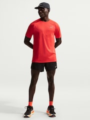 Nike Crimson Red Dri-FIT Stride Running T-Shirt - Image 1 of 5