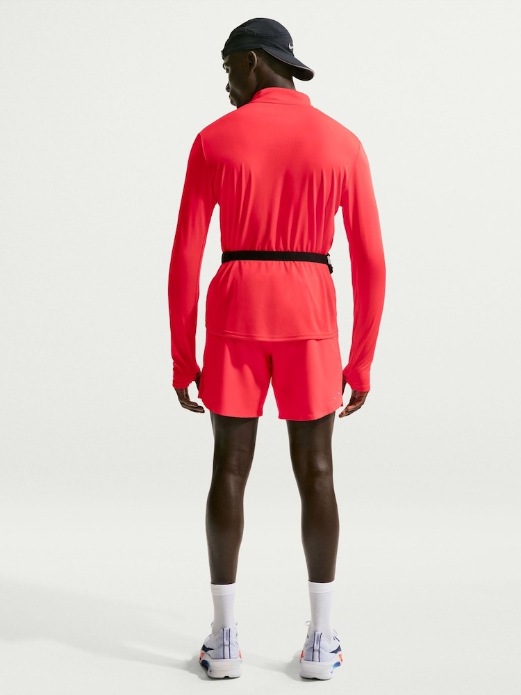 Nike Crimson Red Dri-FIT Stride 7 Inch Brief Lined Running Shorts - Image 2 of 5