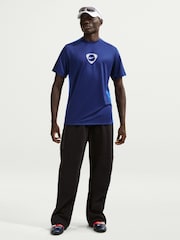 Azul - Nike Dri-FIT Academy Graphic Training T-Shirt - Imagen 1 de 5