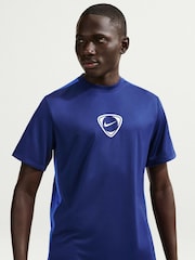 Azul - Nike Dri-FIT Academy Graphic Training T-Shirt - Imagen 2 de 5