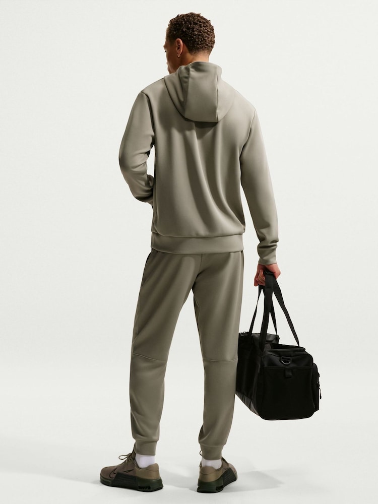 Nike Light Army Green Hyverse Dri-FIT Fleece Training Joggers - Image 2 of 5