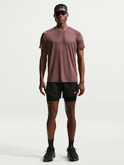 Nike Brown Stride Dri-FIT ADV Running T-Shirt - Image 1 of 5