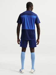 Nike Blue Dri-FIT Academy Graphic Training Shorts - Image 2 of 7