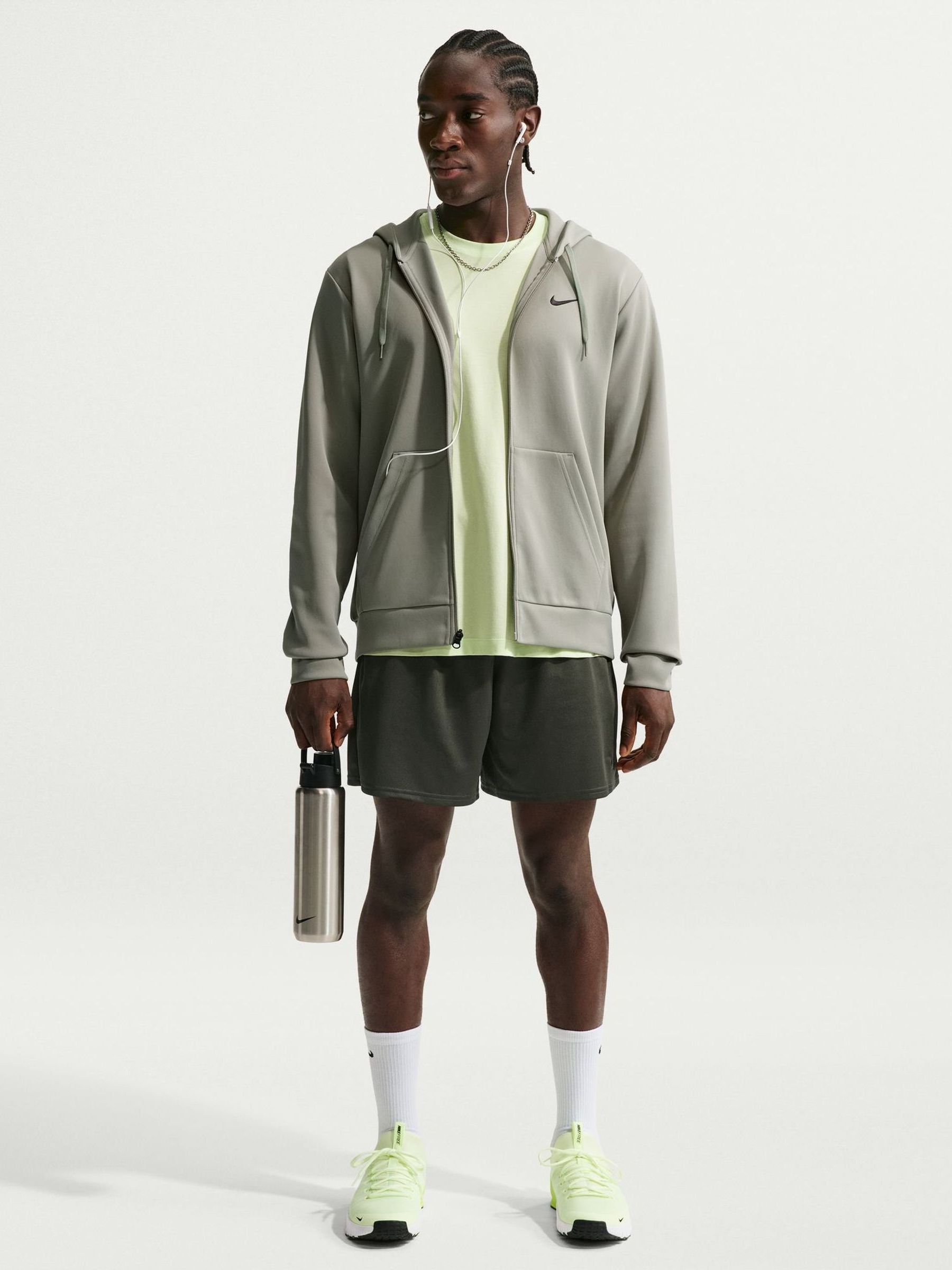 mens nike green shorts