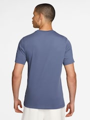 Nike Diffused Blue Dri-FIT Pro Training T-Shirt - Image 2 of 5