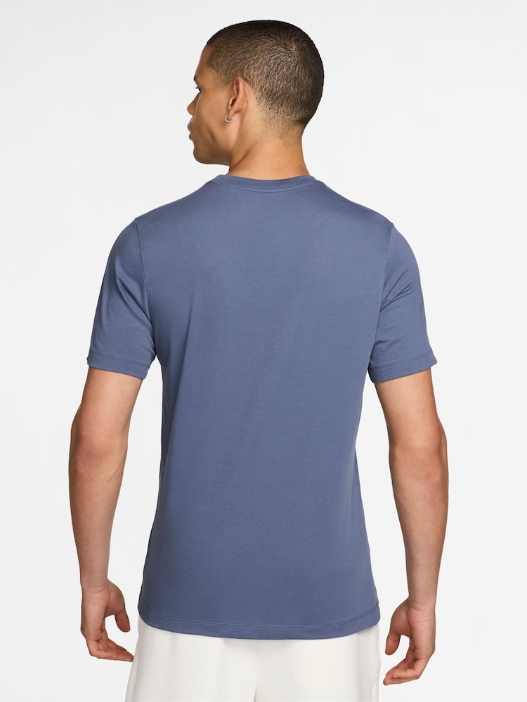 Nike Diffused Blue Dri-FIT Pro Training T-Shirt - Image 2 of 5