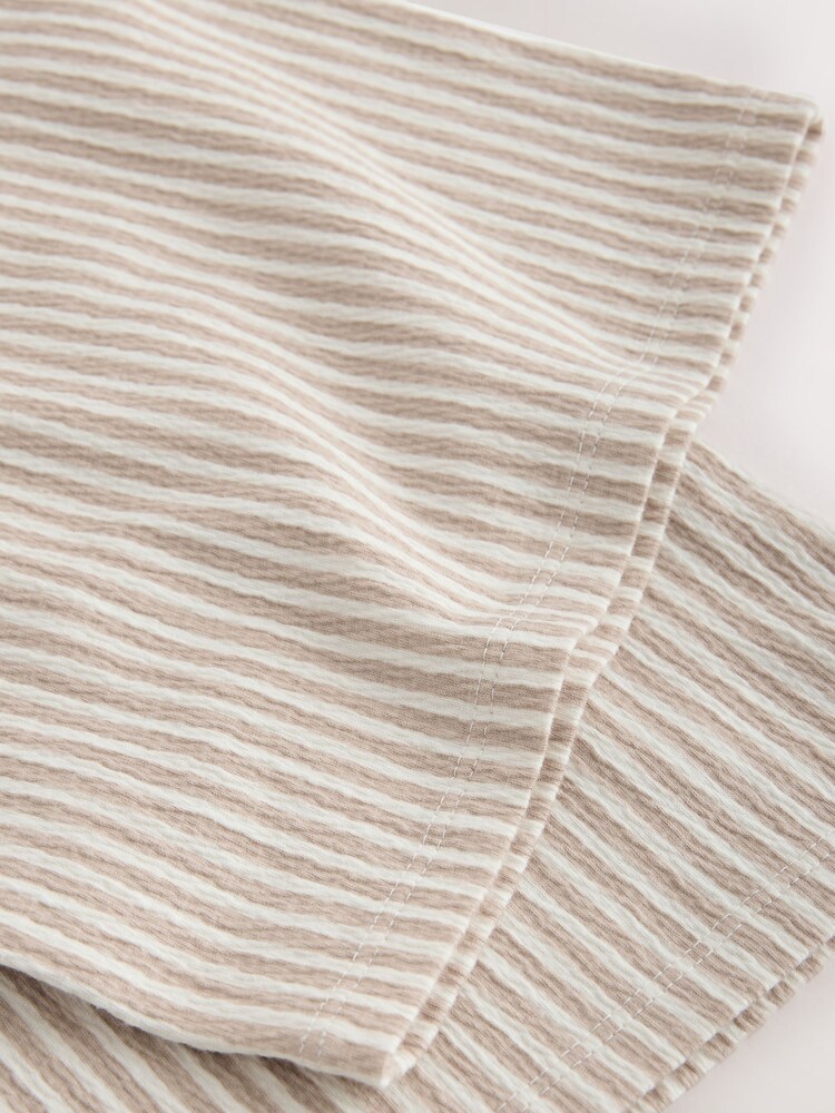 Neutral Stripe Wide Leg Textured Trousers (3-16yrs) - Image 7 of 7 Neutral Stripe Wide Leg Textured Trousers (3-16yrs) - Image 7 of 7