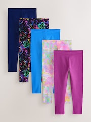 Purple/Splat - Leggings im 5er-Pack (3–16 J.) - Bild 1 von 9