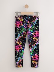 Purple/Splat Leggings 5 Pack (3-16yrs) - Image 2 of 9