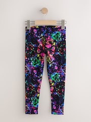 Purple/Splat Leggings 5 Pack (3-16yrs) - Image 6 of 9