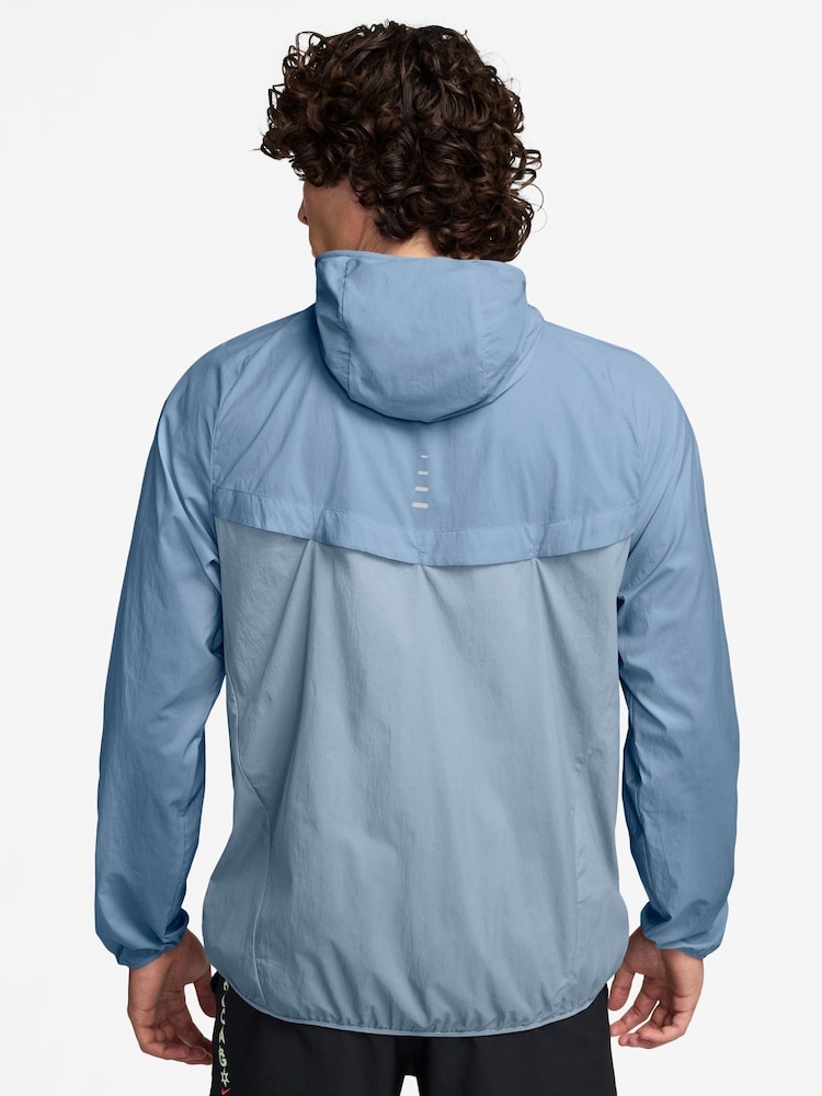 Nike Work Blue Dri-FIT Stride Woven Running Jacket - Image 2 of 3