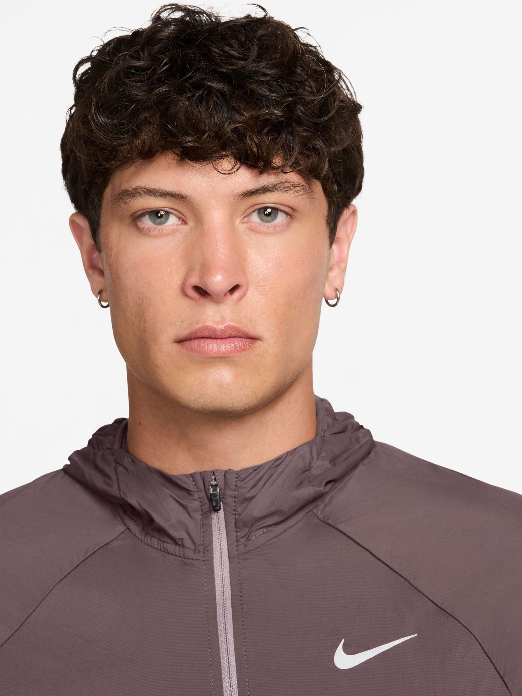 Buy Nike Tattoo Brown Dri-FIT Stride Woven Running Jacket from