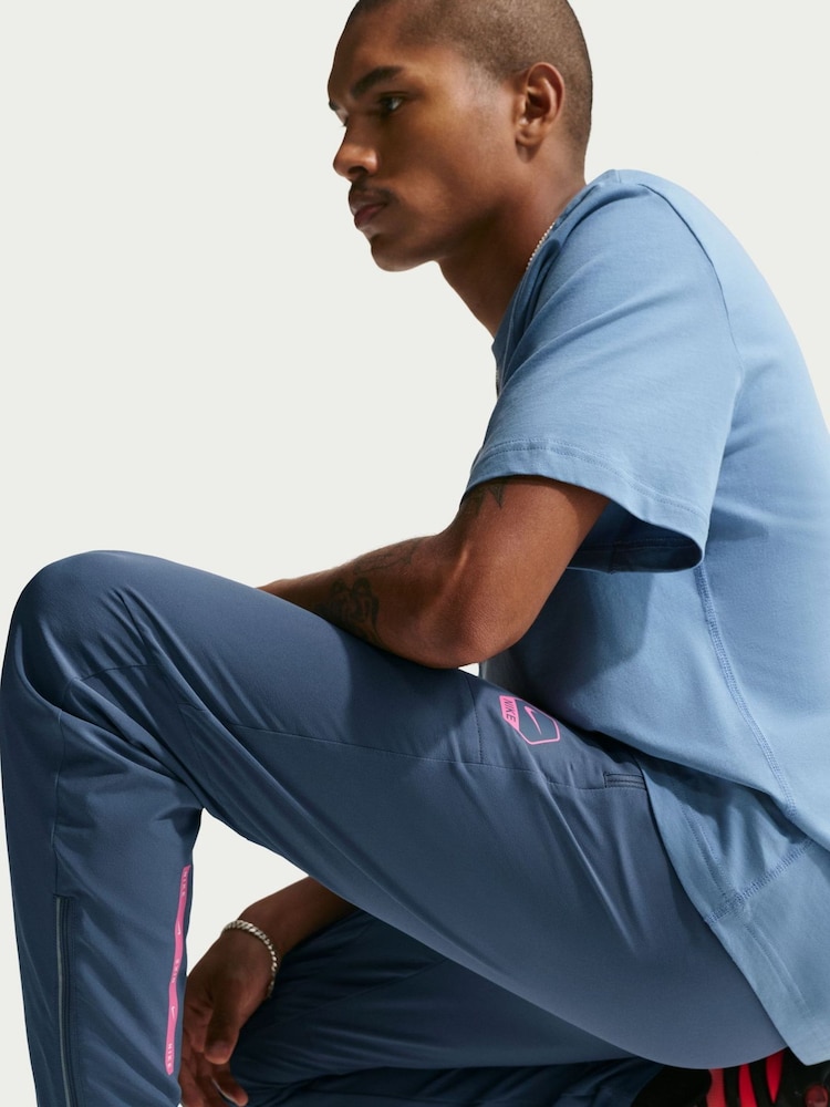 Nike Diffused Blue Sportswear Running Joggers - Image 5 of 5