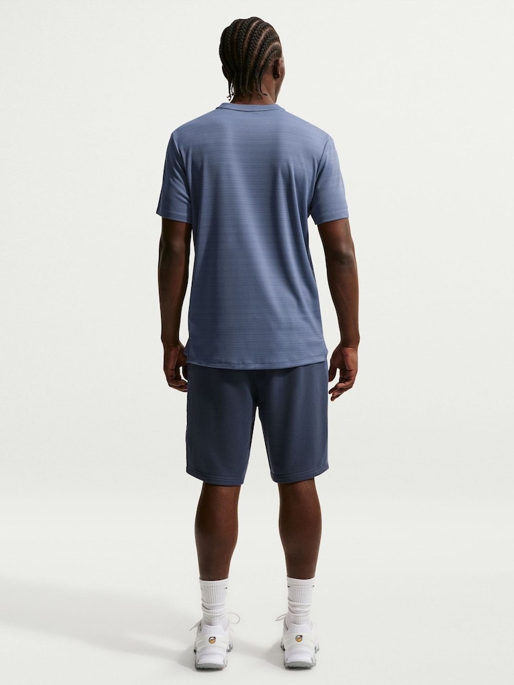 Nike Diffused Blue Sportswear Running T-Shirt - Image 2 of 6