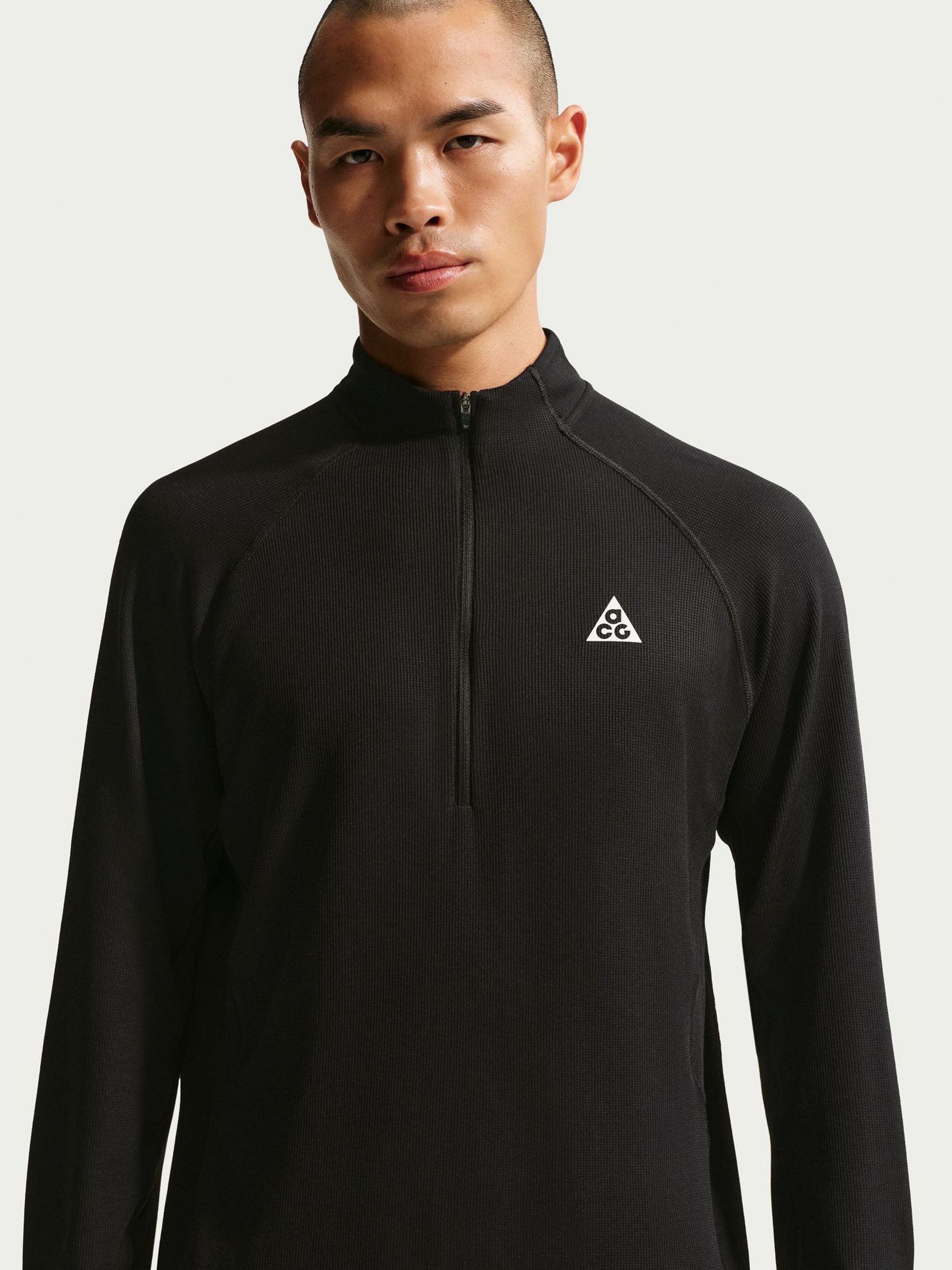 【NIKE TRAIL】DRI-FIT ハーフジップ ランニングシャツ L 黒 Next：日本 Nike ACG Trail Dri-FIT ミッドレイヤー ハーフジップ