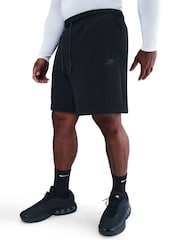 Nike Black Tech Fleece Shorts - Image 7 of 10