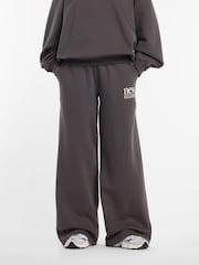 New Balance Black Reimagined Wide Leg Joggers - Image 1 of 7