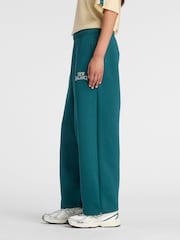 New Balance Teal Blue Trackside Fleece Barrel Joggers - Image 3 of 7