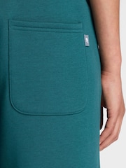 New Balance Teal Blue Trackside Fleece Barrel Joggers - Image 4 of 7