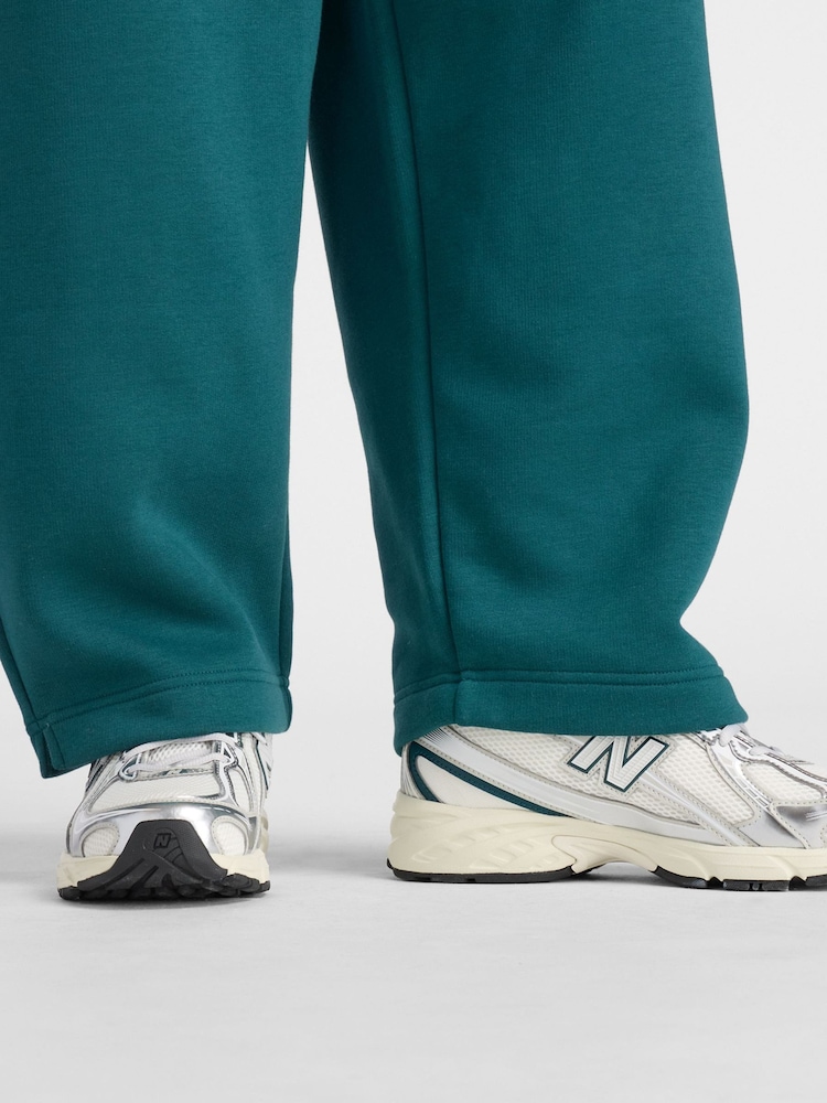 New Balance Teal Blue Trackside Fleece Barrel Joggers - Image 7 of 7