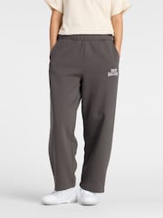 New Balance Black Linear Heritage Barrel Leg Joggers - Image 1 of 8